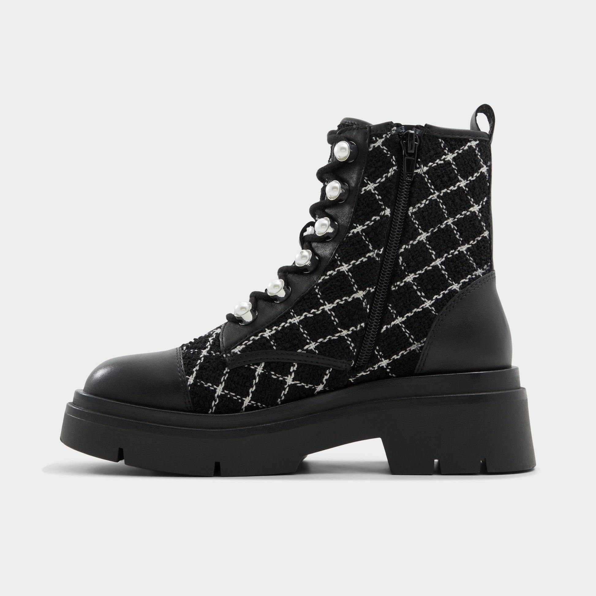 Marthia in Other Black - Combat ankle boot, Black Aldo Other black