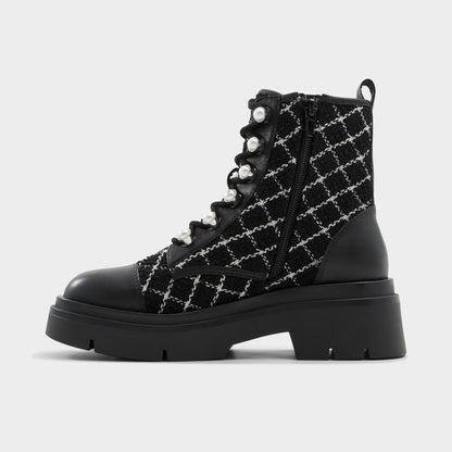 Marthia in Other Black - Combat ankle boot, Black Aldo Other black