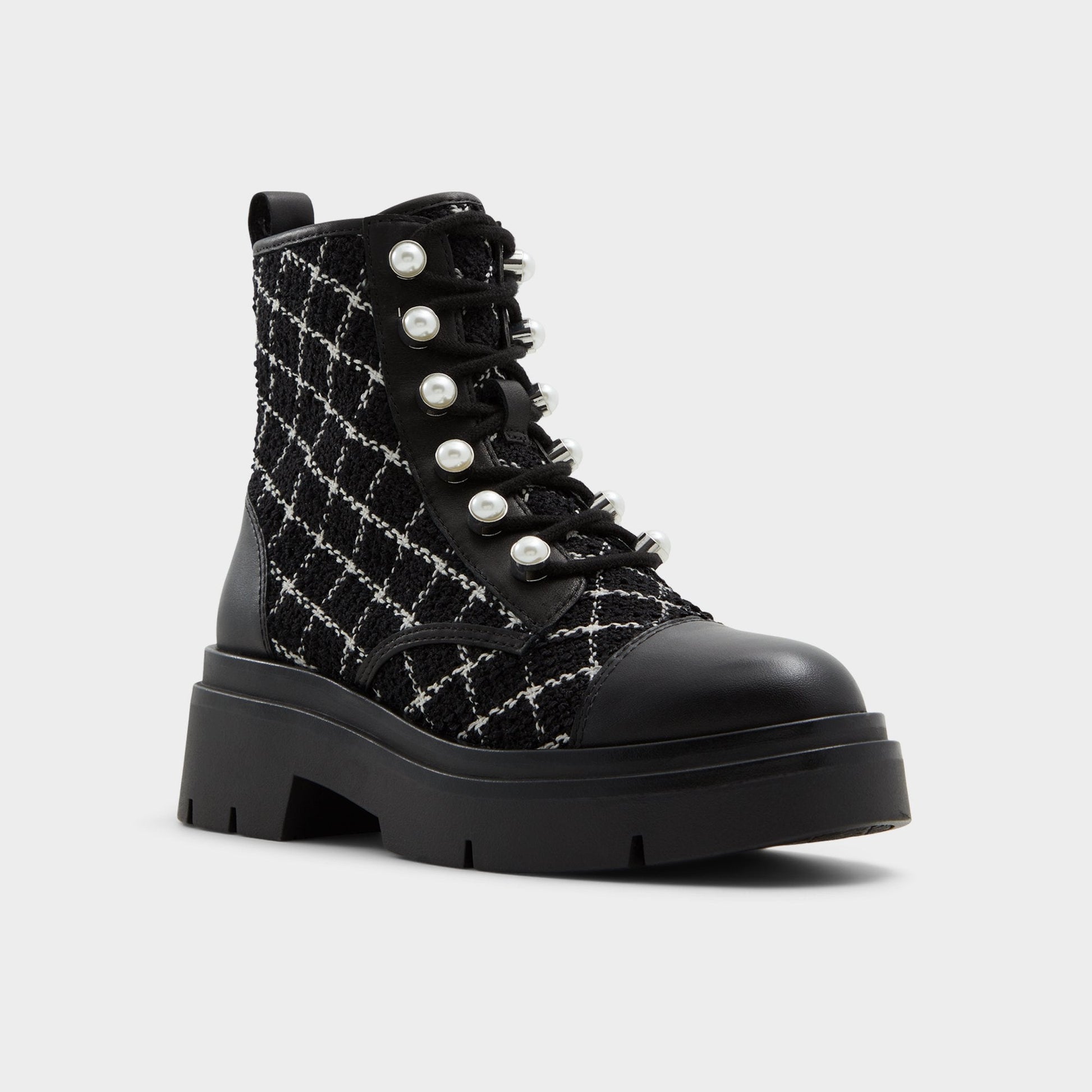 Marthia in Other Black - Combat ankle boot, Black Aldo Other black
