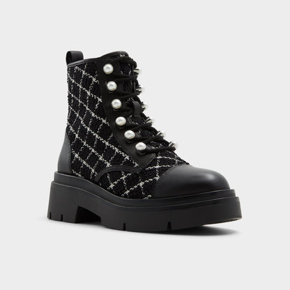 Marthia in Other Black - Combat ankle boot, Black Aldo Other black