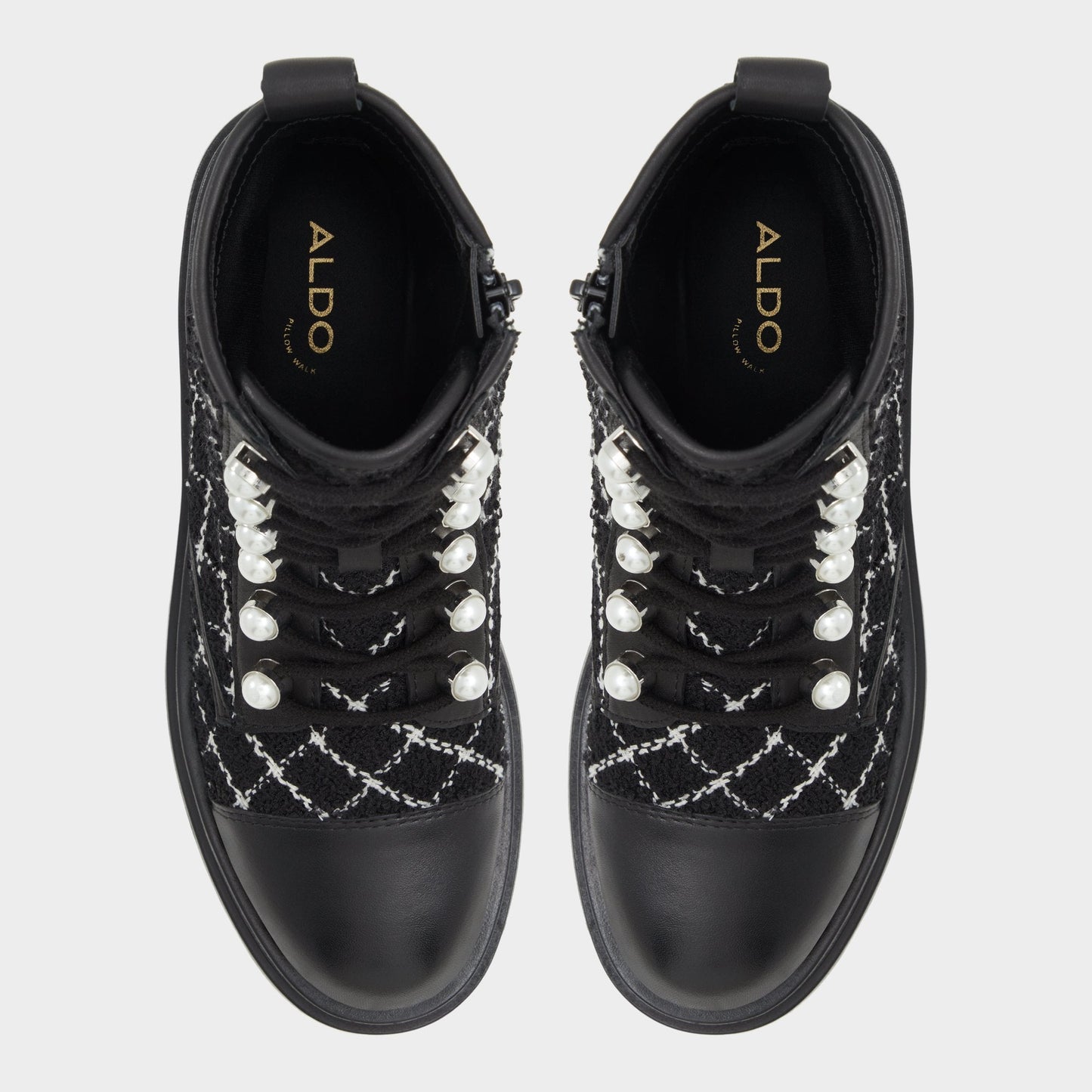 Marthia in Other Black - Combat ankle boot, Black Aldo Other black