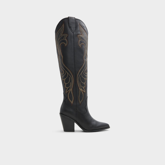 Alamo Other Black Women's Tall Boots - Western boot, Cup sole Aldo Other Black