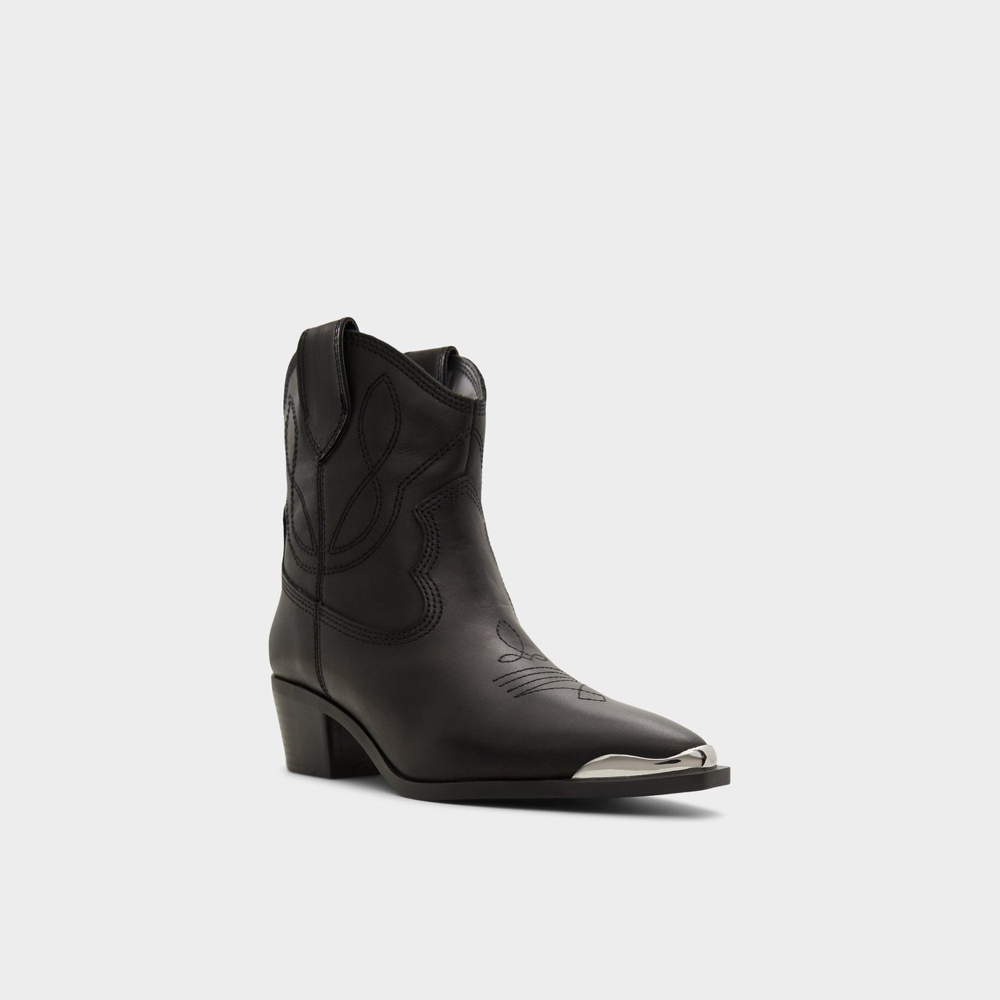 Valley Black Women's Western - Western boot, Block heel Aldo Black