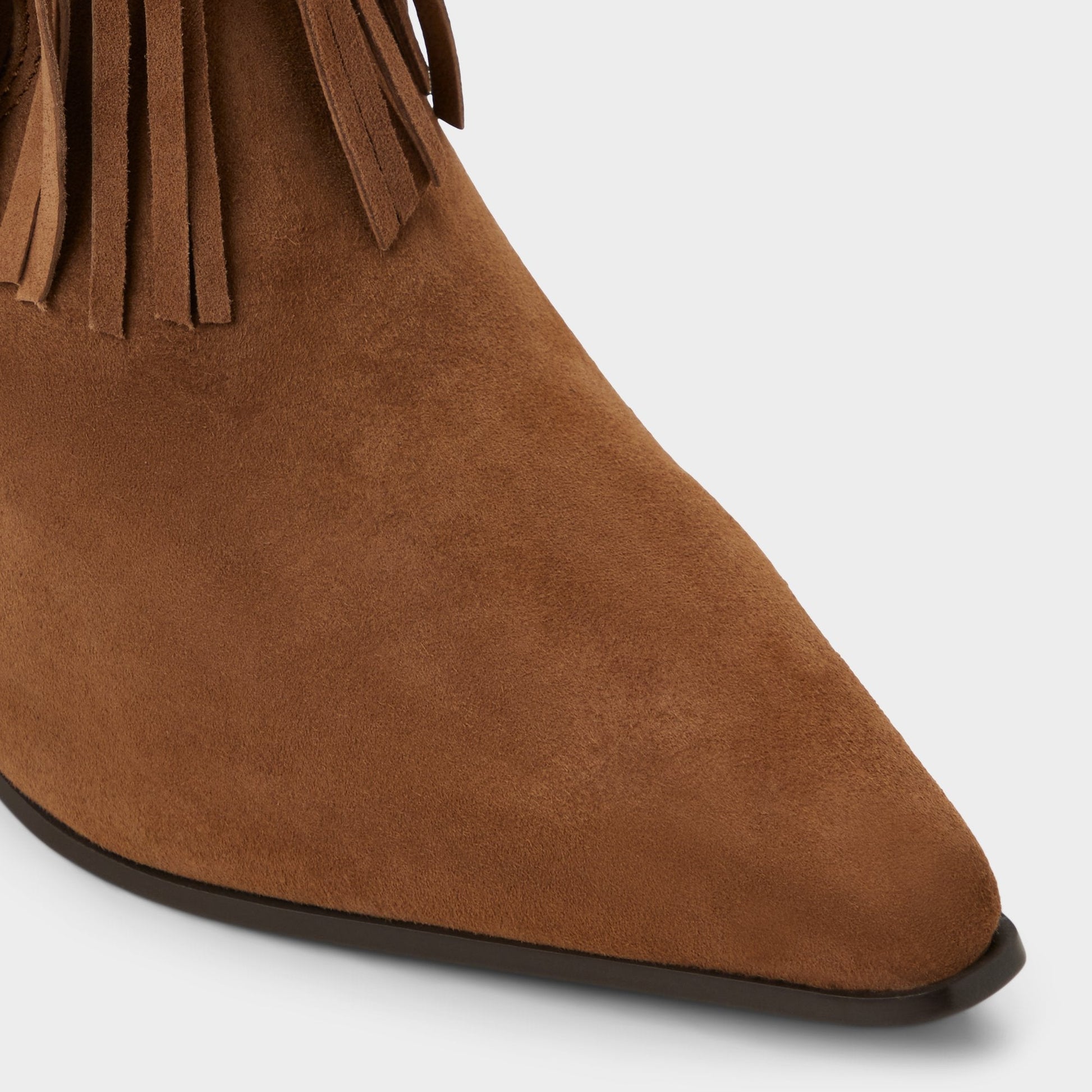 Jollene in Dark Brown - Western boot, Block heel Aldo Dark Brown