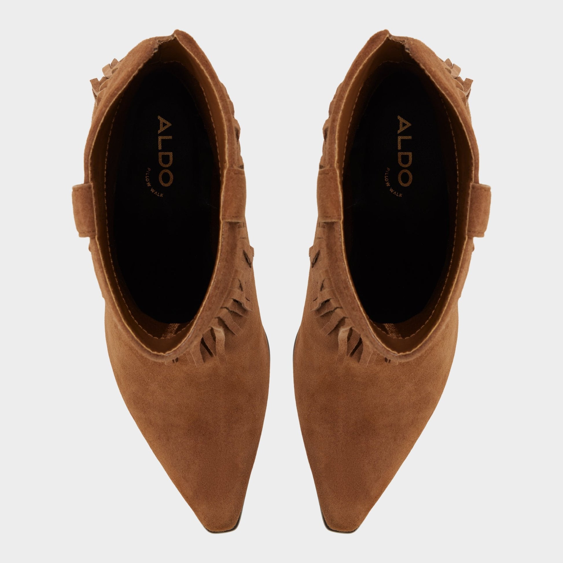 Jollene in Dark Brown - Western boot, Block heel Aldo Dark Brown