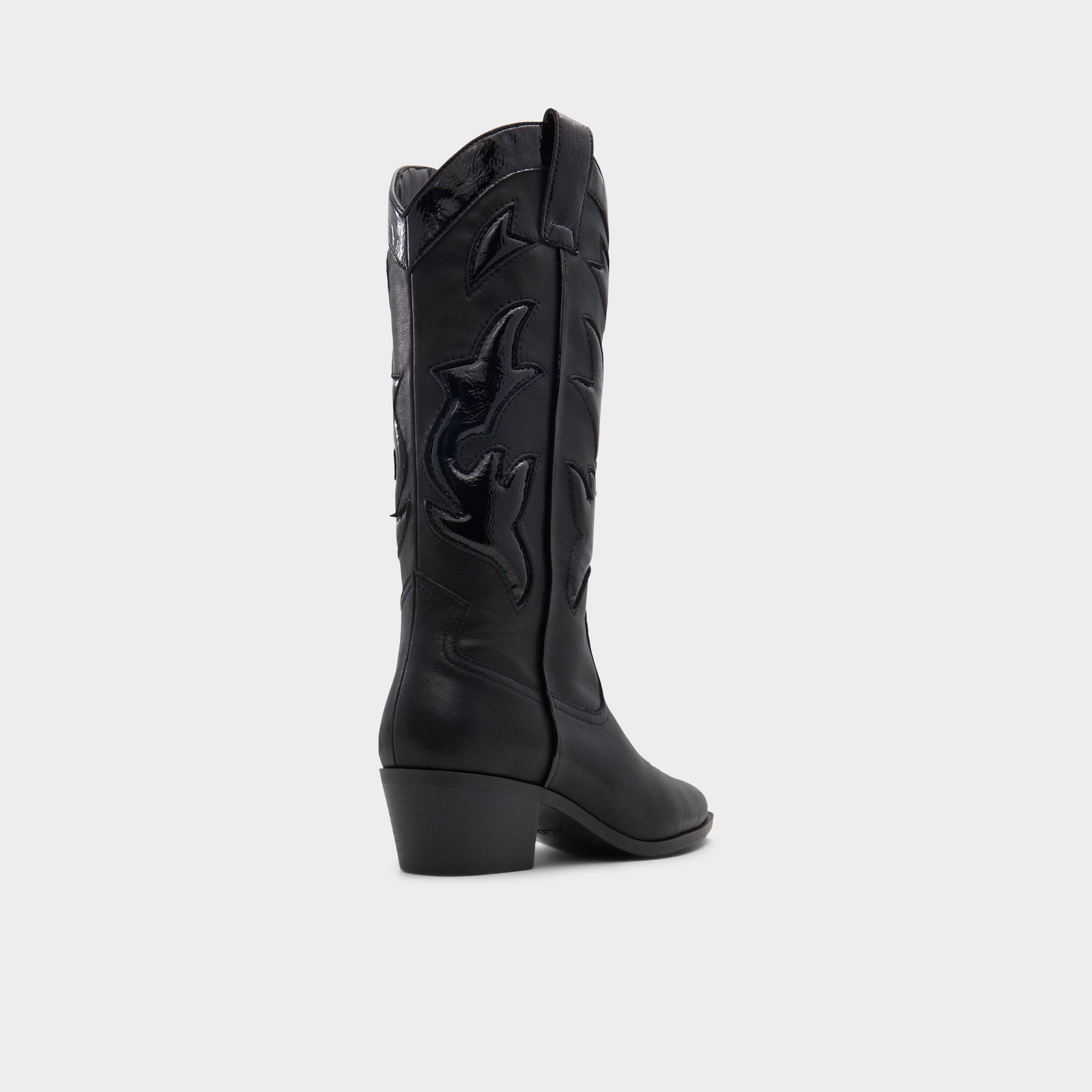 Nebraska Black Women's Western - Mid-calf western boot, Block heel Aldo Black