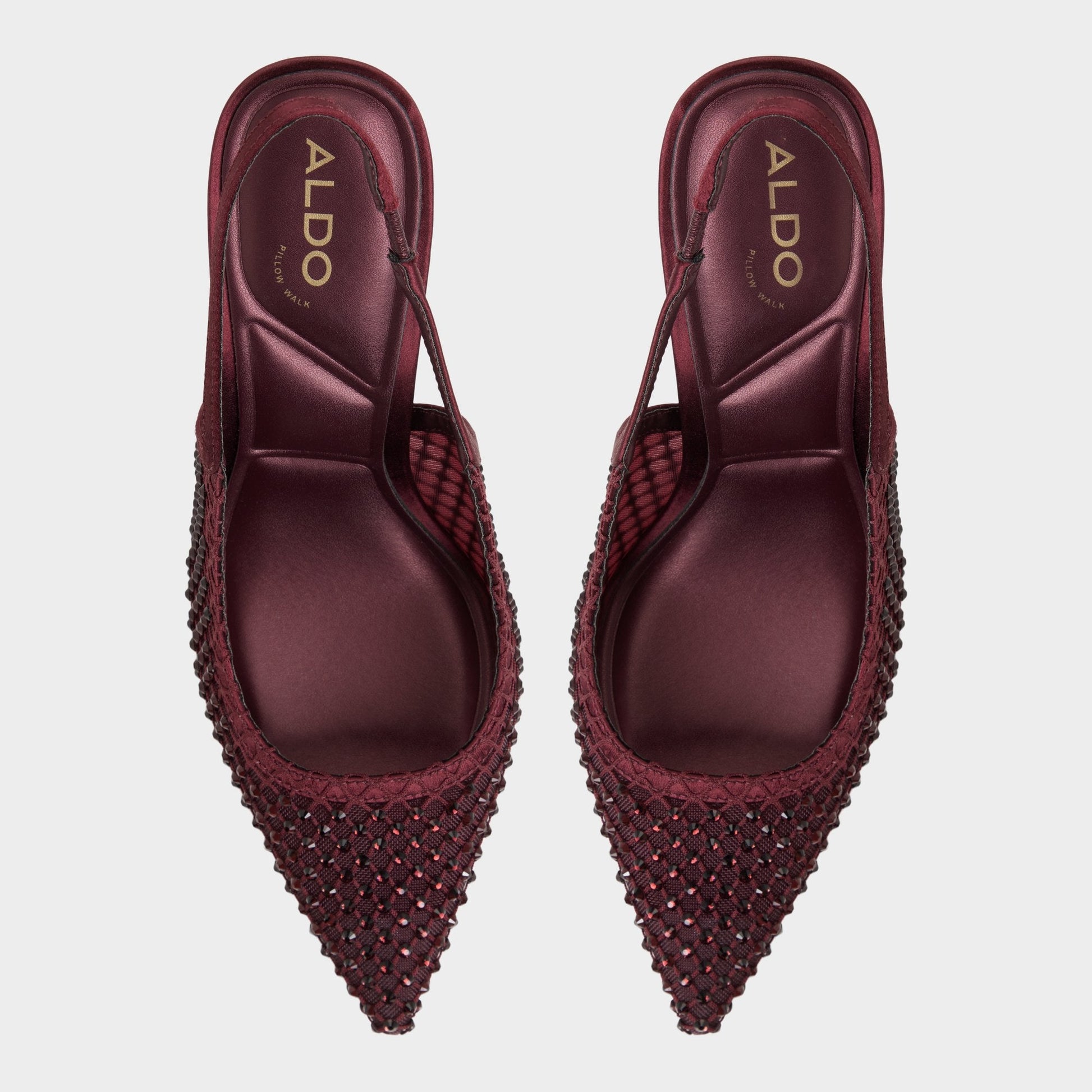 Marciana in Burgundy 14151906 - Slingback heel, Stiletto heel Aldo Burgundy