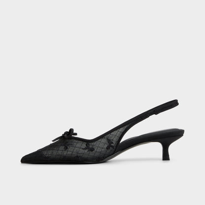 Azaro in Other Black 14151901 - Slingback heel, Kitten heel Aldo Other black