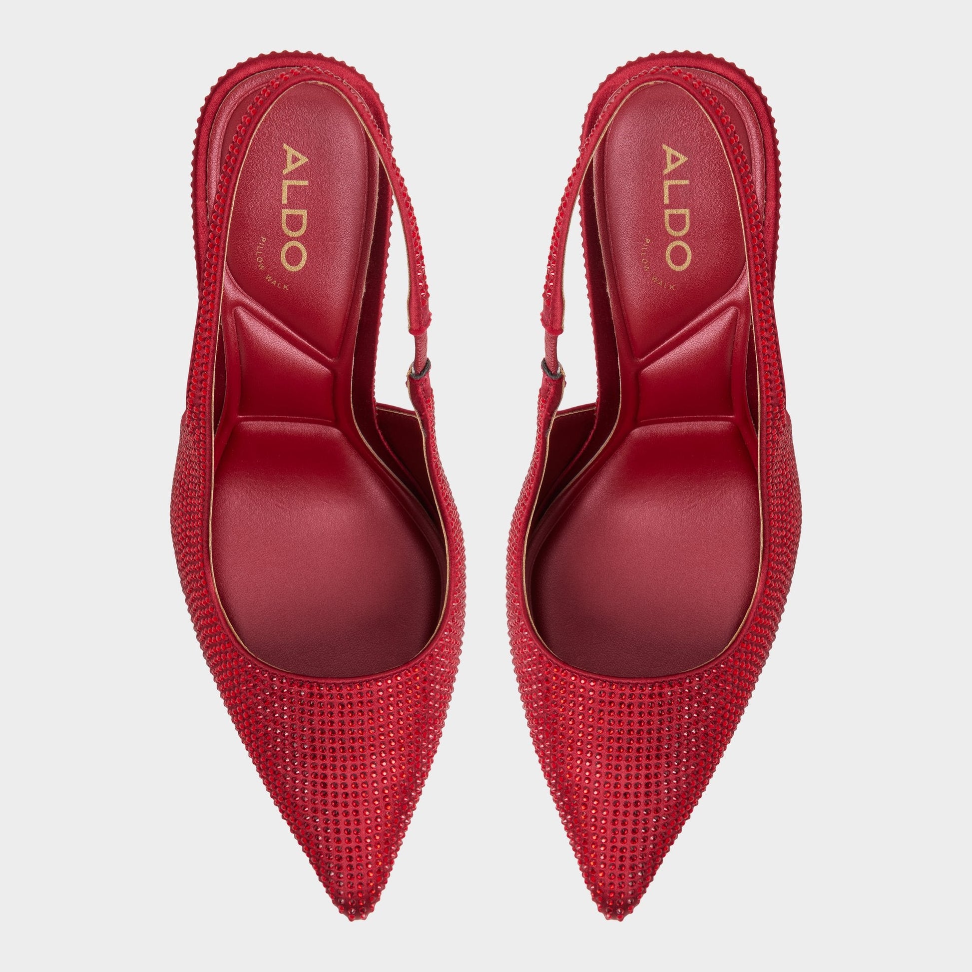 Lovebloom in Dark Red 14151889 - Slingback heel, Stiletto heel Aldo Dark red