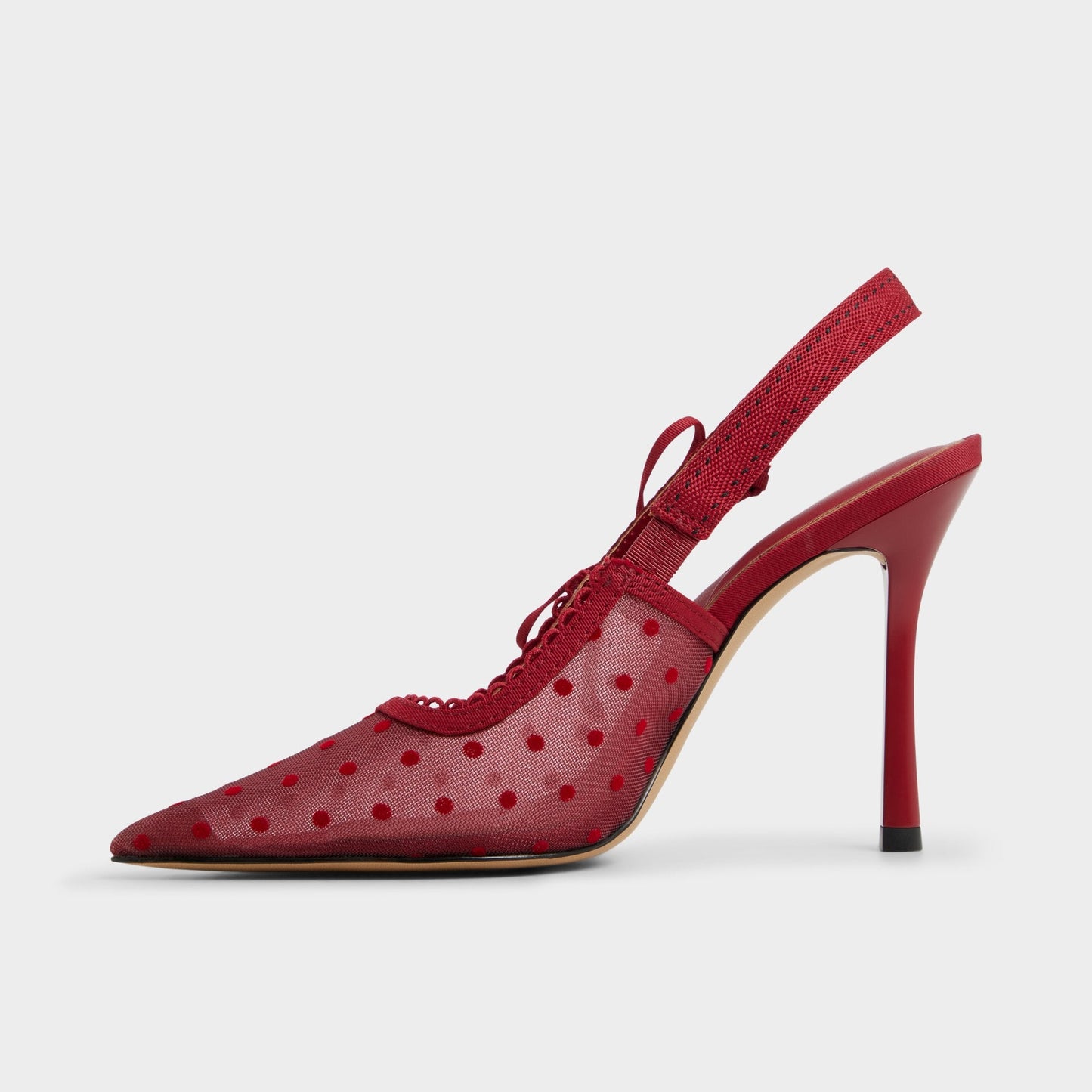 Hennie in Dark Red 14151902 - Slingback heel, Stiletto heel Aldo Dark red