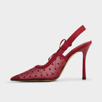 Hennie in Dark Red 14151902 - Slingback heel, Stiletto heel Aldo Dark red