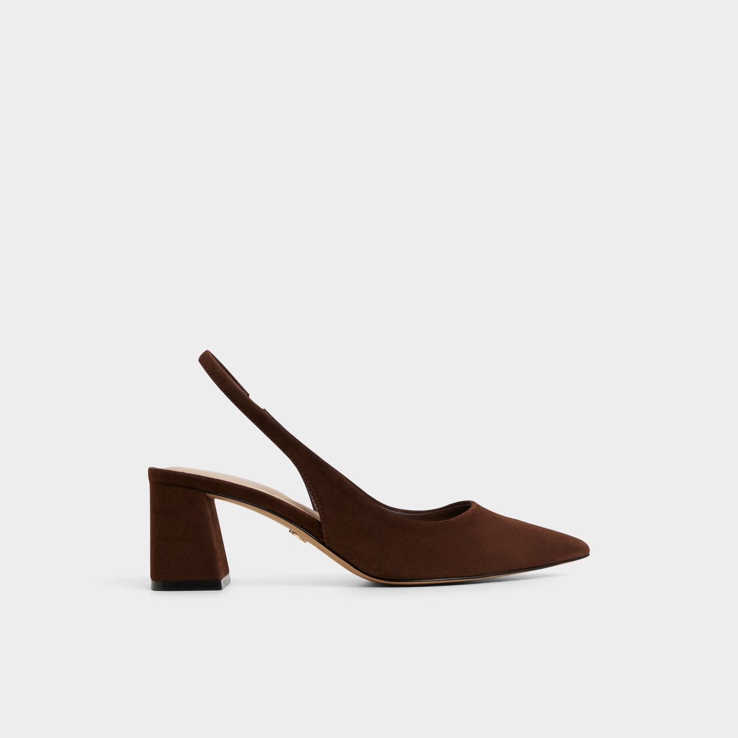 Uliana in Dark Brown - Slingback heel, Block heel Aldo Dark brown