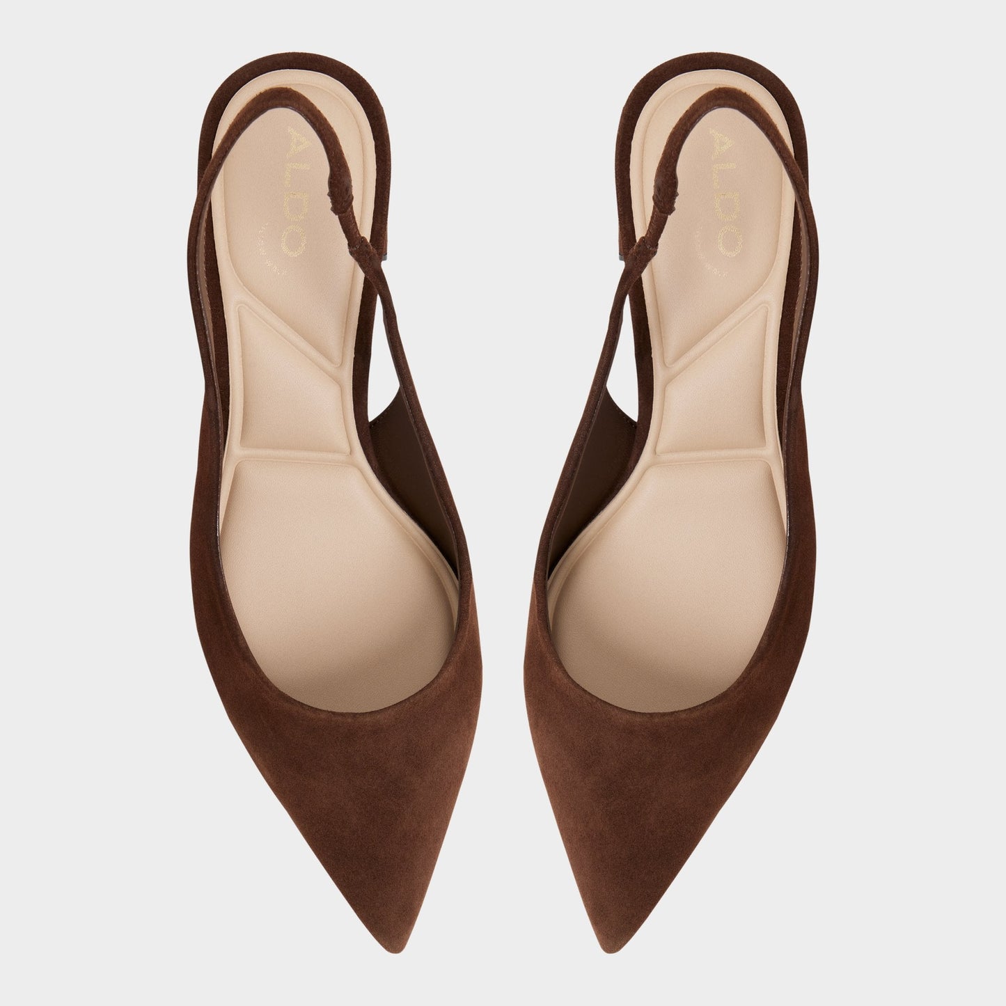 Uliana in Dark Brown - Slingback heel, Block heel Aldo Dark brown