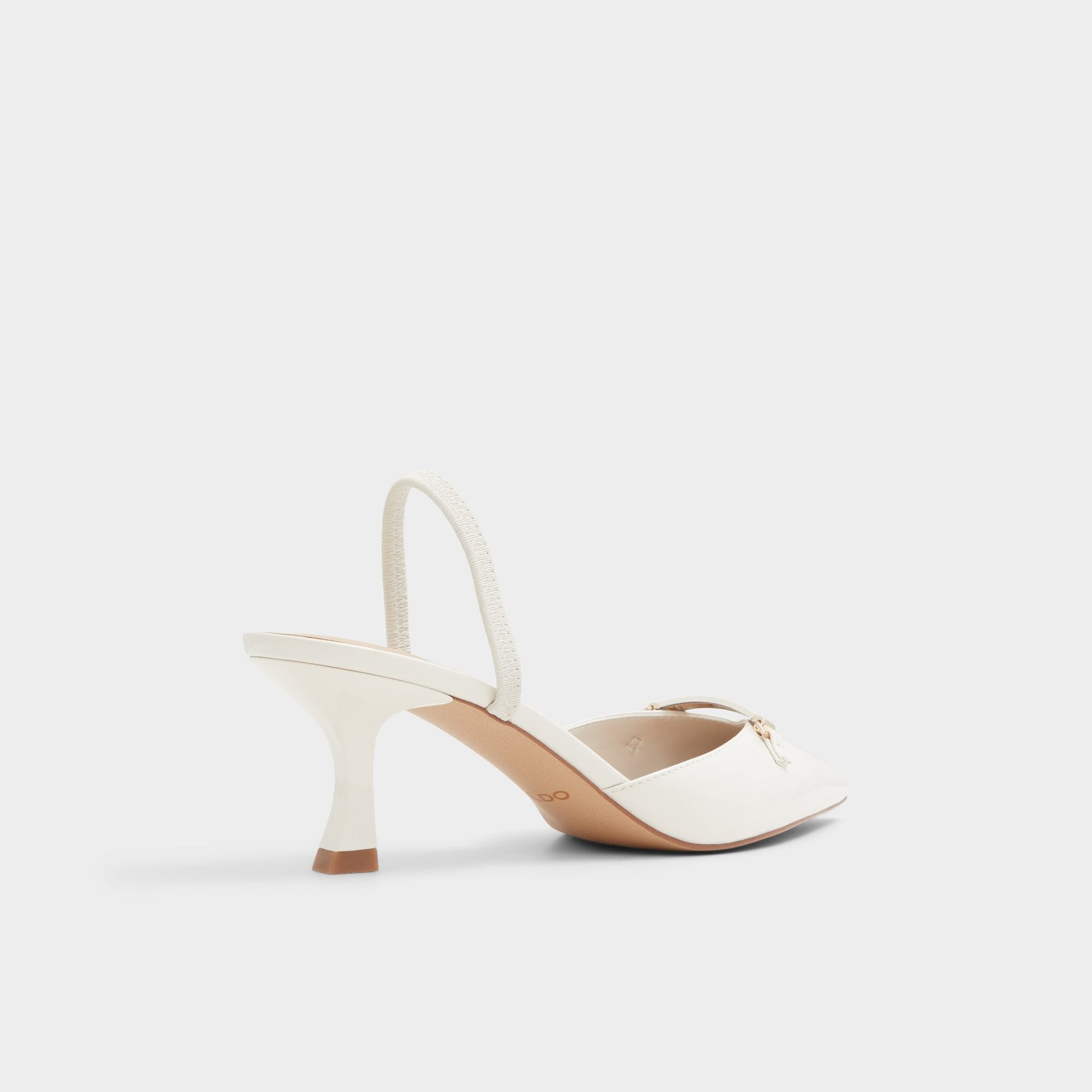 Nailah White/Bone Women's Kitten heels - Slingback heel, Kitten heel Aldo White/bone
