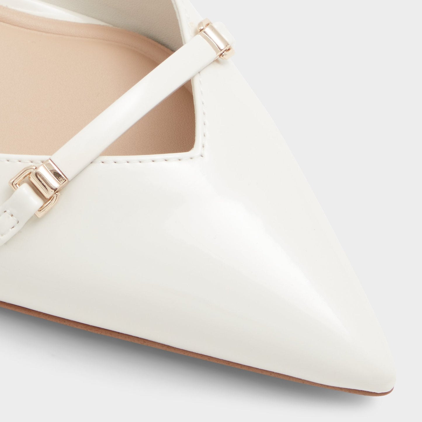 Nailah White/Bone Women's Kitten heels - Slingback heel, Kitten heel Aldo White/bone