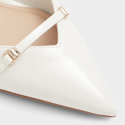 Nailah White/Bone Women's Kitten heels - Slingback heel, Kitten heel Aldo White/bone