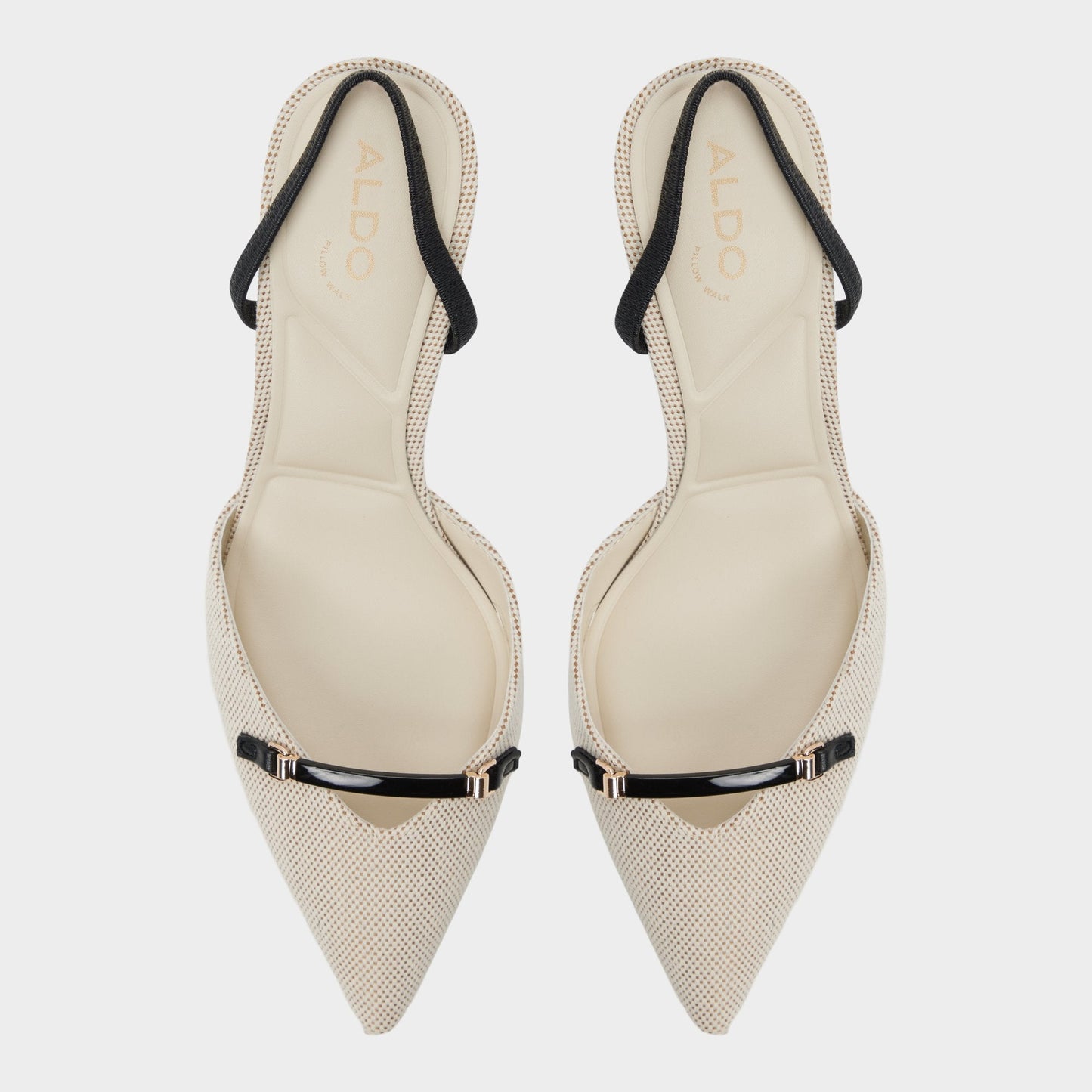 Nailah Open Natural Women's Kitten heels - Slingback heel, Kitten heel Aldo Open natural