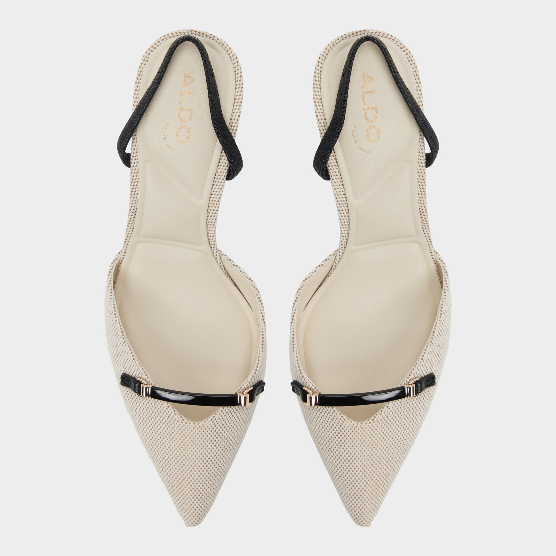 Nailah Open Natural Women's Kitten heels - Slingback heel, Kitten heel Aldo Open natural