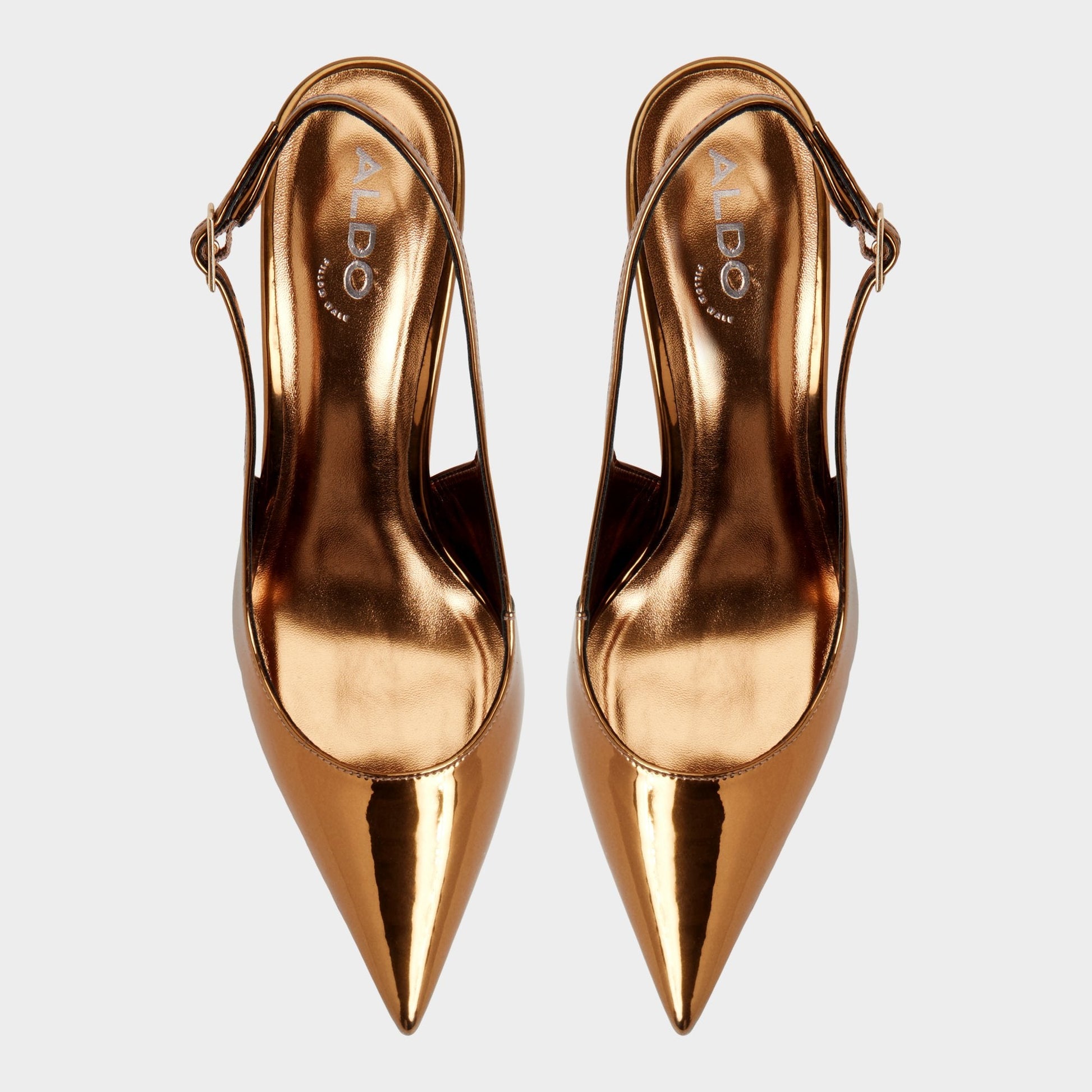 Seralina in Bronze - Slingback heel, Stiletto heel Aldo Bronze