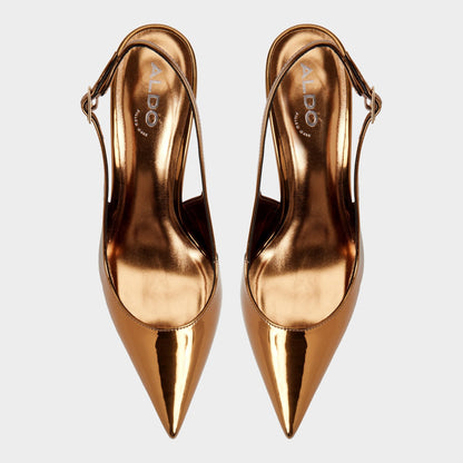Seralina in Bronze - Slingback heel, Stiletto heel Aldo Bronze