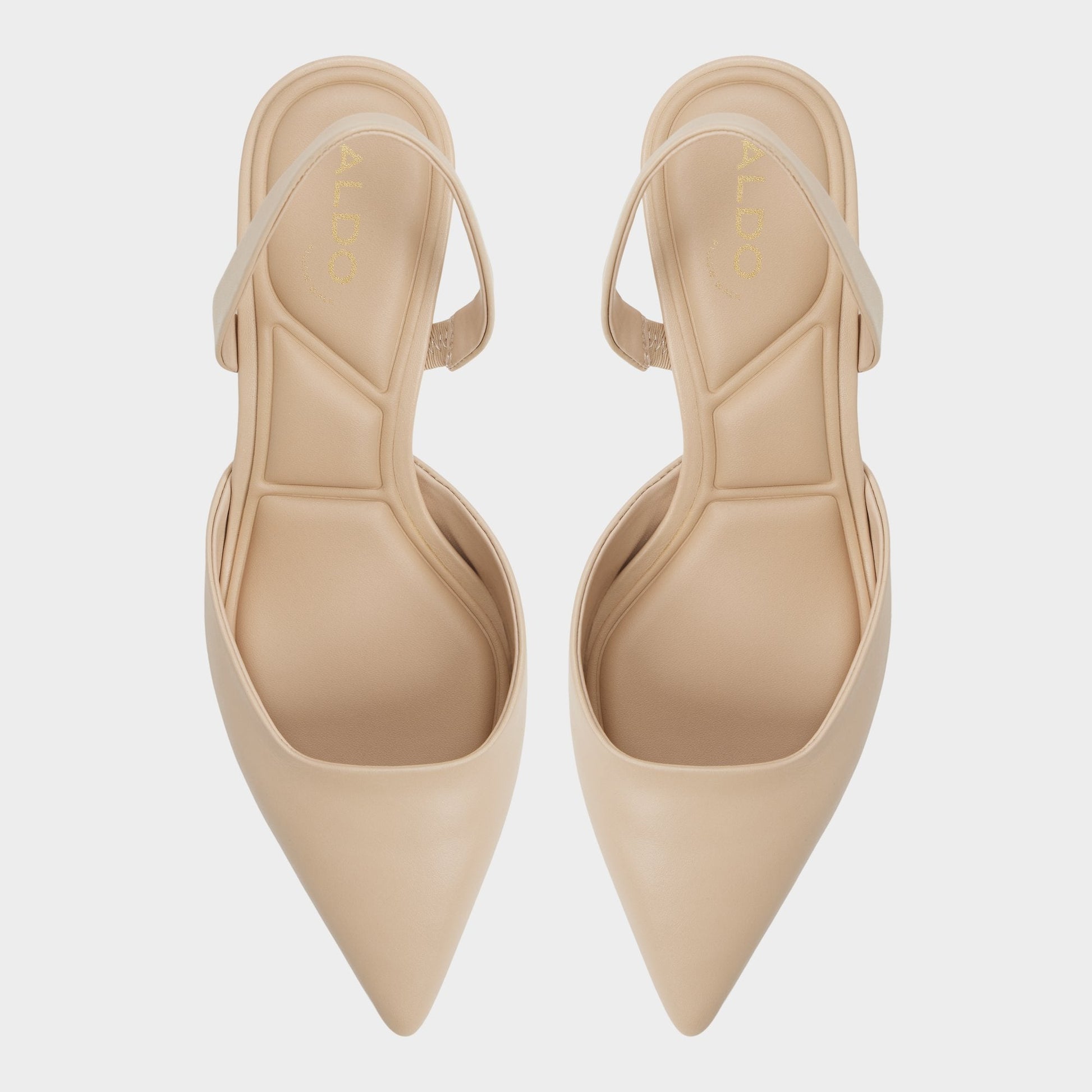 Gavedessi in Medium Beige - Slingback heel, Kitten heel Aldo Medium Beige