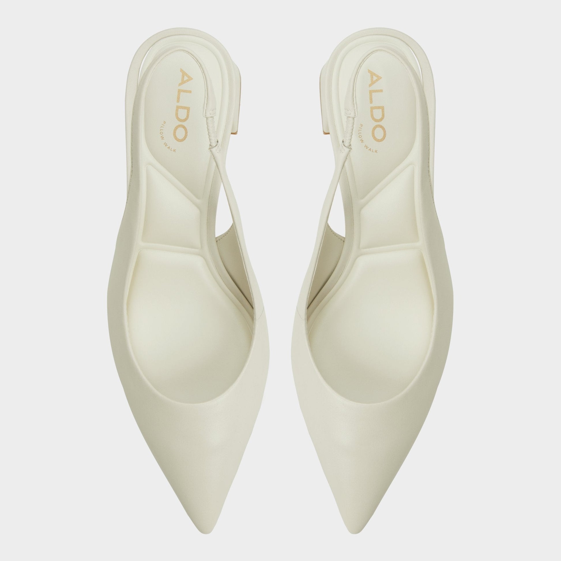 Uliana White/Bone Women's Slingbacks - Slingback heel, Block heel Aldo White/bone
