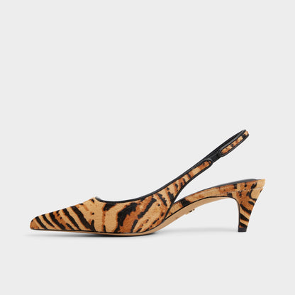 Leanah in Open Brown - Slingback heel, Kitten heel Aldo Open Brown