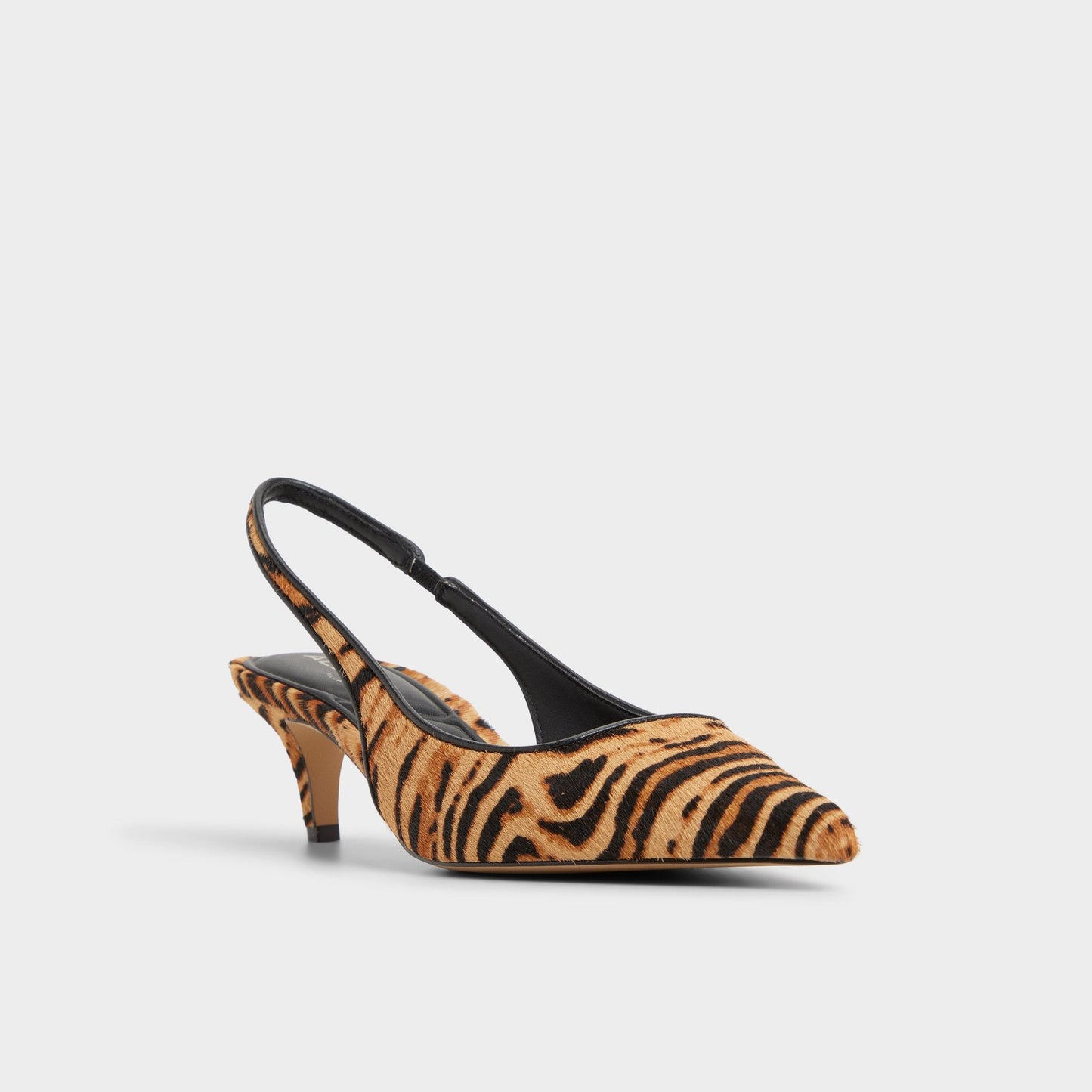 Leanah in Open Brown - Slingback heel, Kitten heel Aldo Open Brown