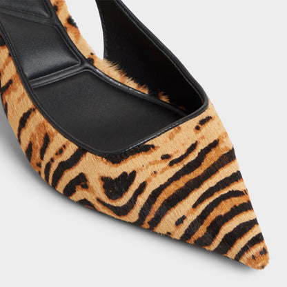 Leanah in Open Brown - Slingback heel, Kitten heel Aldo Open Brown