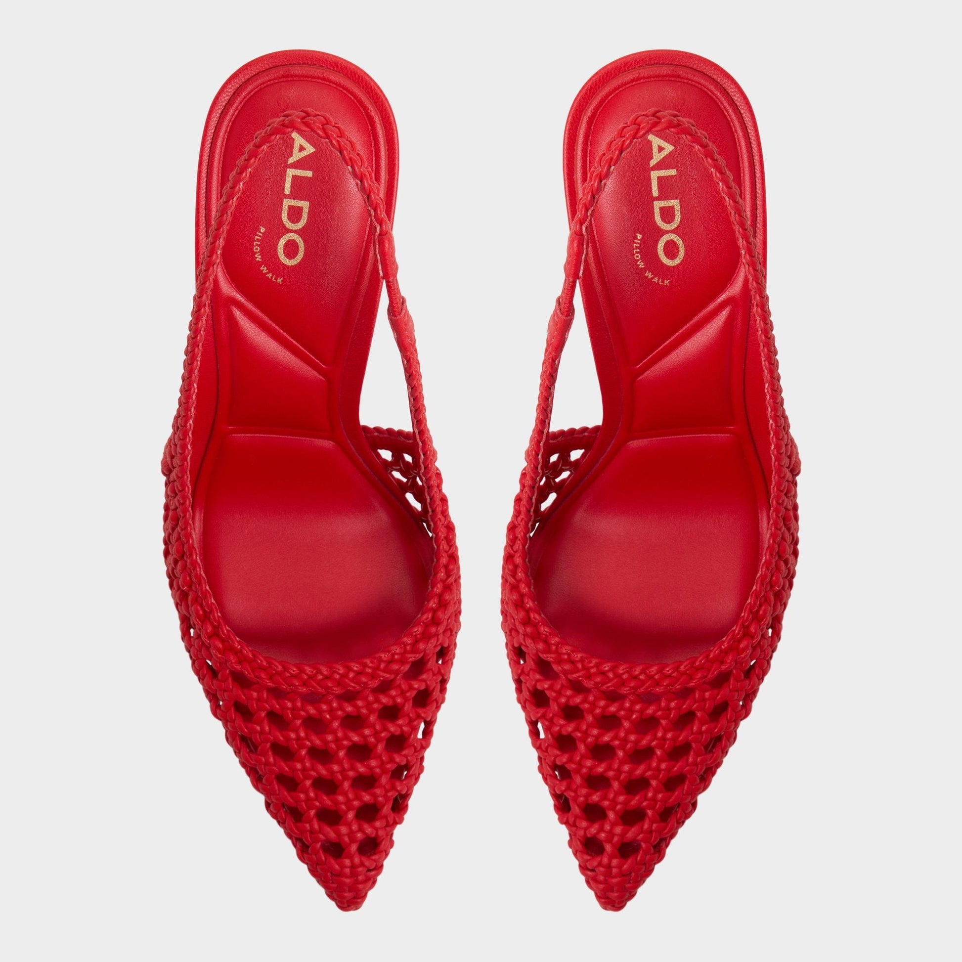 Petras Bright Red Women's Slingbacks - Slingback heel Aldo Bright Red