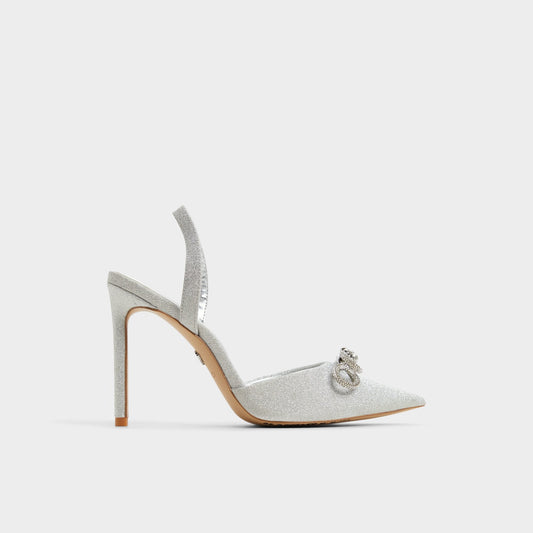 Addie Silver Women's Slingbacks - Slingback heel, Stiletto heel Aldo Silver