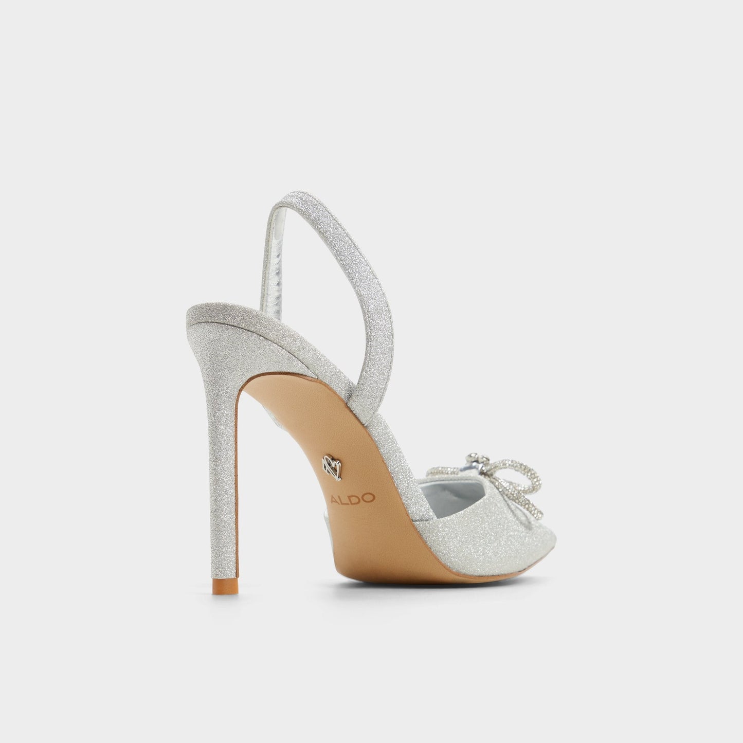 Addie Silver Women's Slingbacks - Slingback heel, Stiletto heel Aldo Silver
