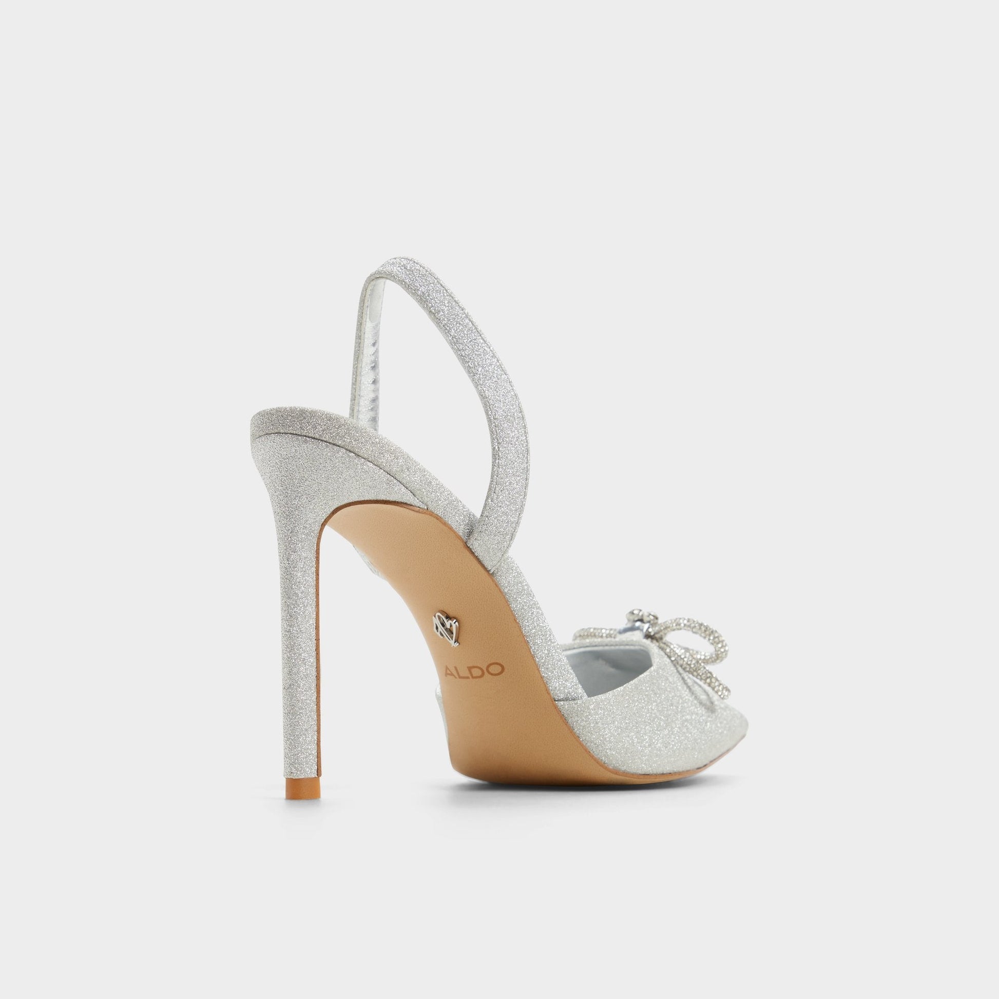 Addie Silver Women's Slingbacks - Slingback heel, Stiletto heel Aldo Silver