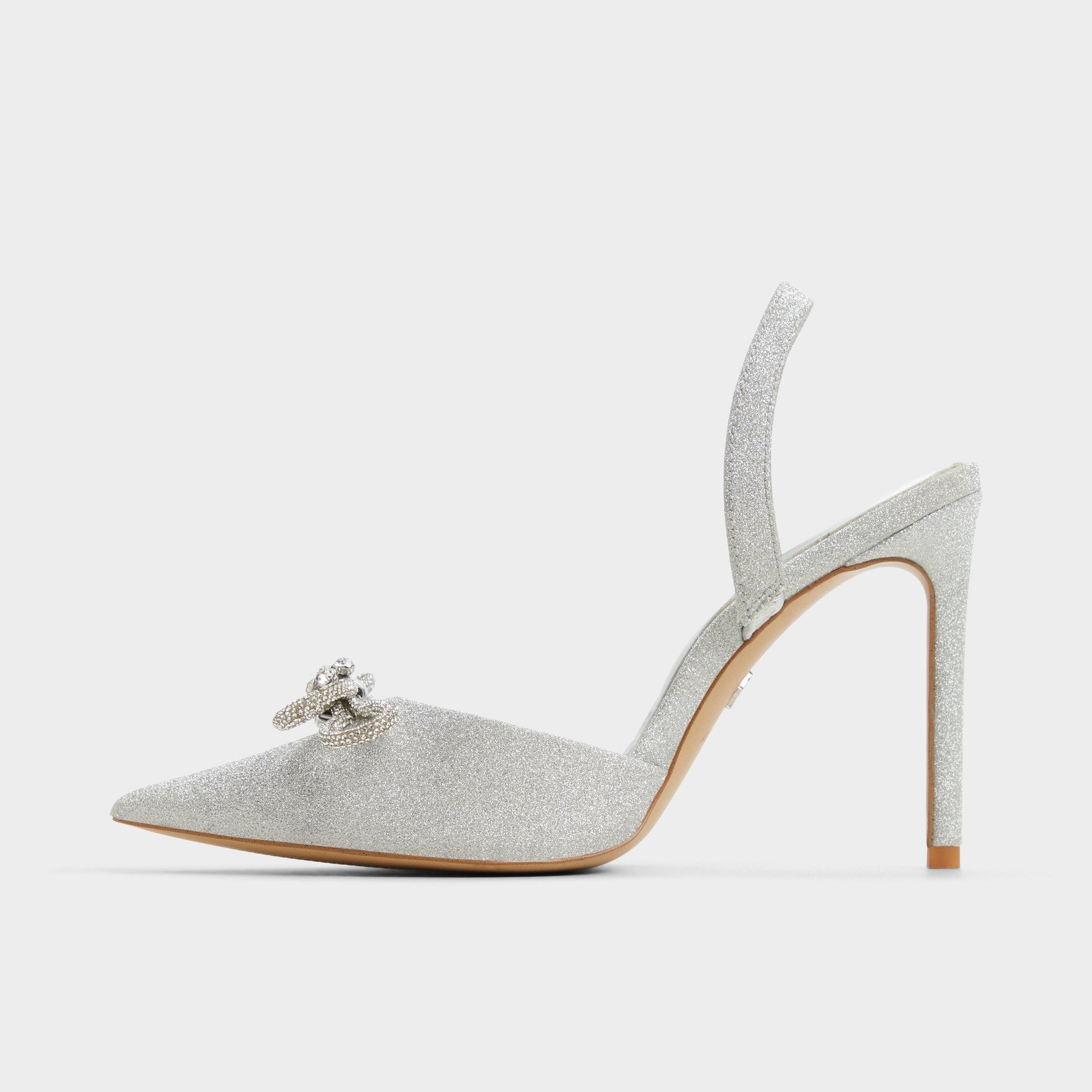 Addie Silver Women's Slingbacks - Slingback heel, Stiletto heel Aldo Silver