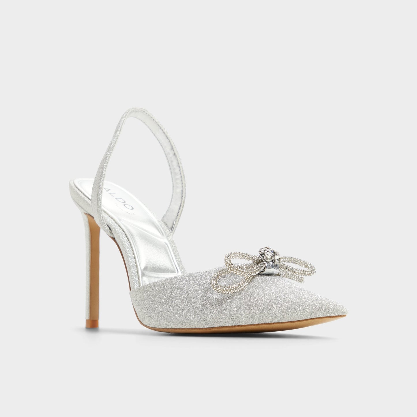 Addie Silver Women's Slingbacks - Slingback heel, Stiletto heel Aldo Silver