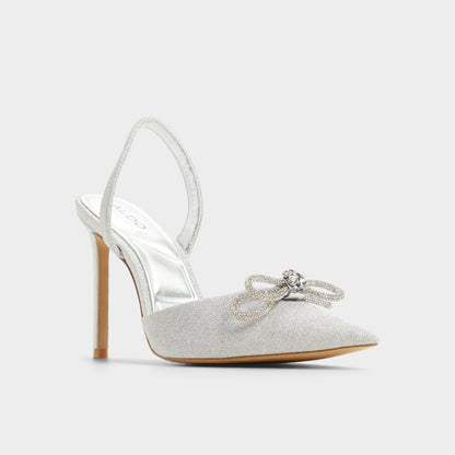 Addie Silver Women's Slingbacks - Slingback heel, Stiletto heel Aldo Silver