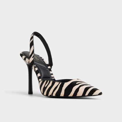 Berolden White/Black Women's Animal Prints - Slingback heel Aldo White/Black