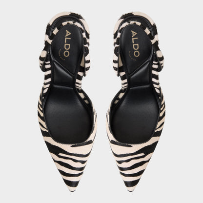 Berolden White/Black Women's Animal Prints - Slingback heel Aldo White/Black