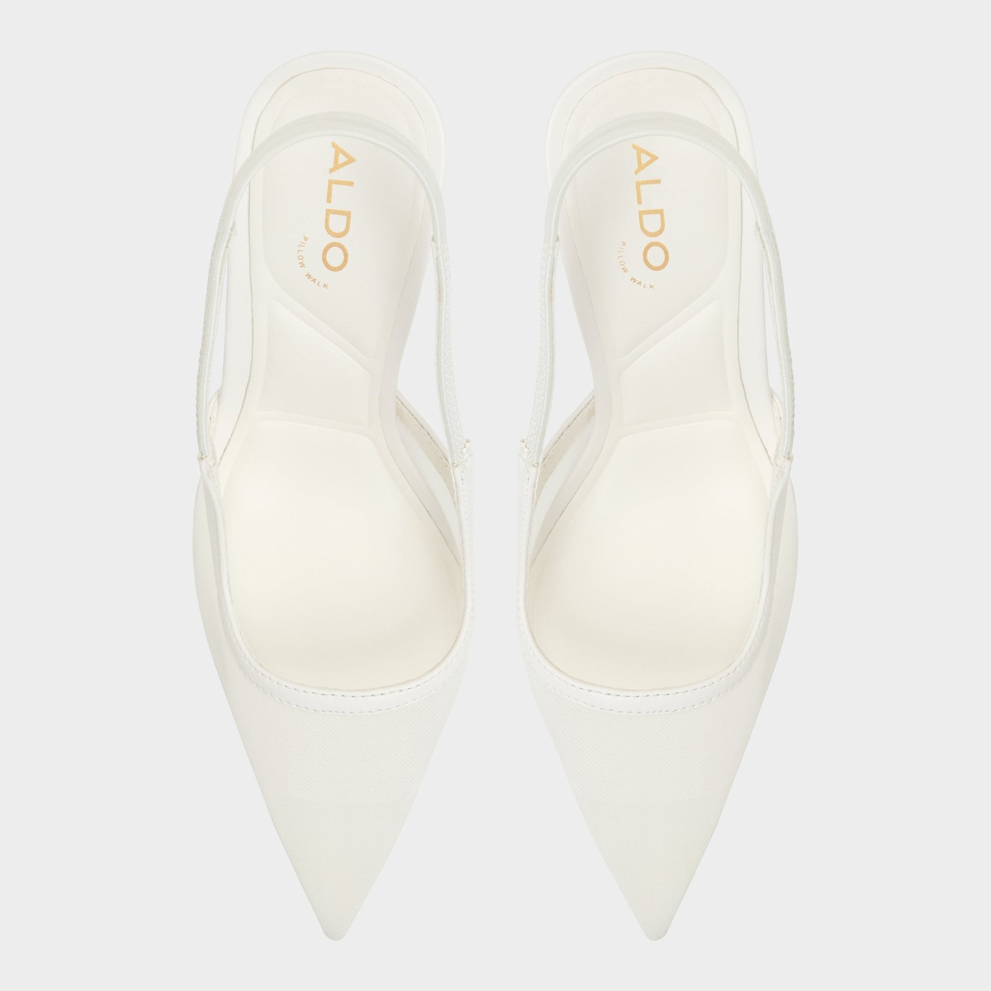 Evania White Women's Slingbacks - Slingback heel Aldo White
