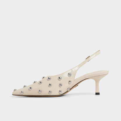 Naiarah in Cream 14118390 - Slingback heel, Stiletto heel Aldo Cream