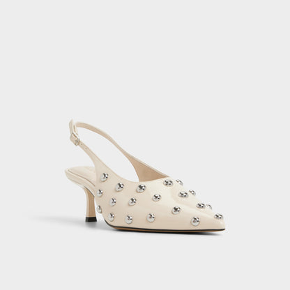 Naiarah in Cream 14118390 - Slingback heel, Stiletto heel Aldo Cream
