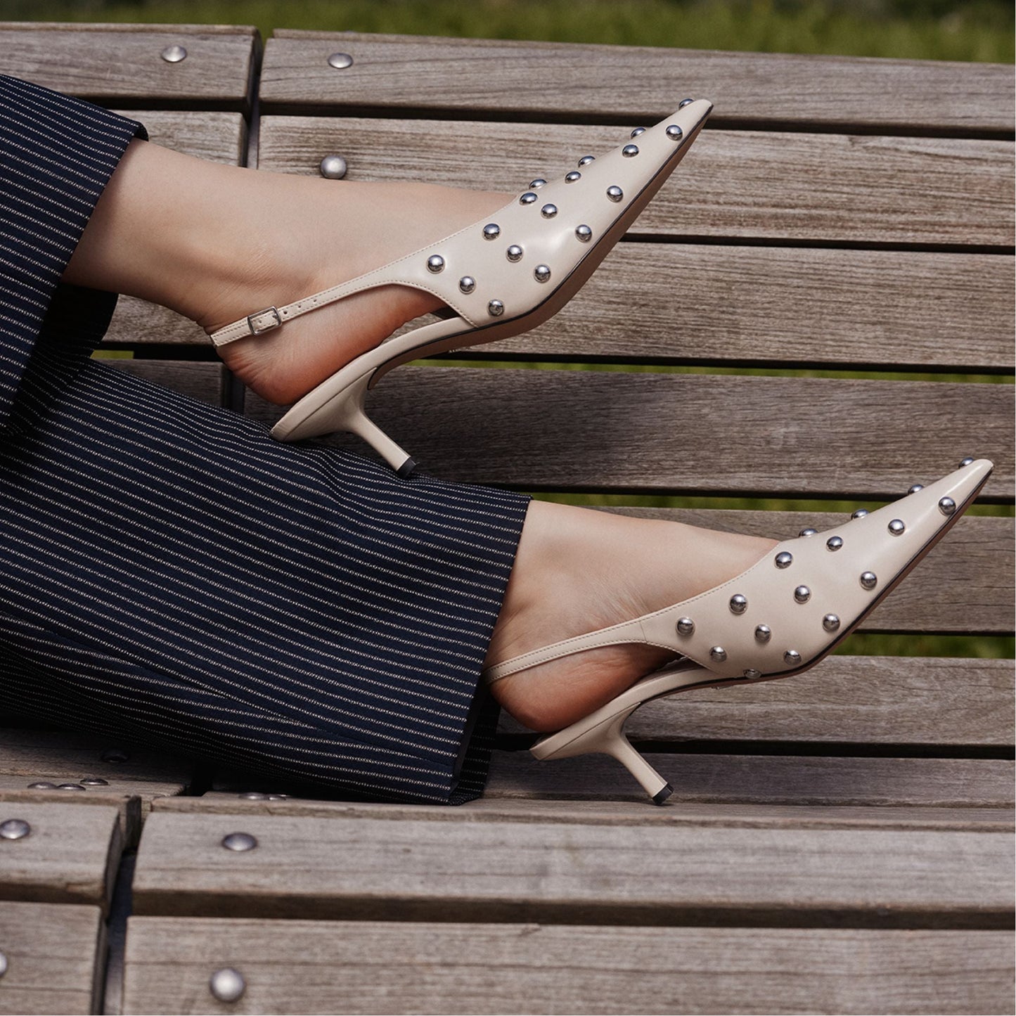 Naiarah in Cream 14118390 - Slingback heel, Stiletto heel Aldo Cream
