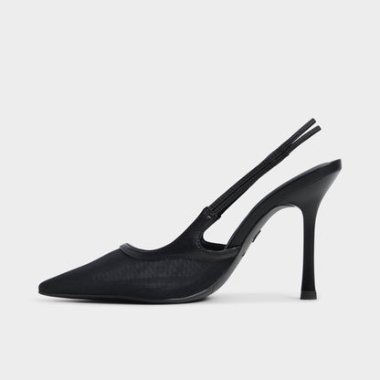 Evania Black Women's Slingbacks - Slingback heel Aldo Black