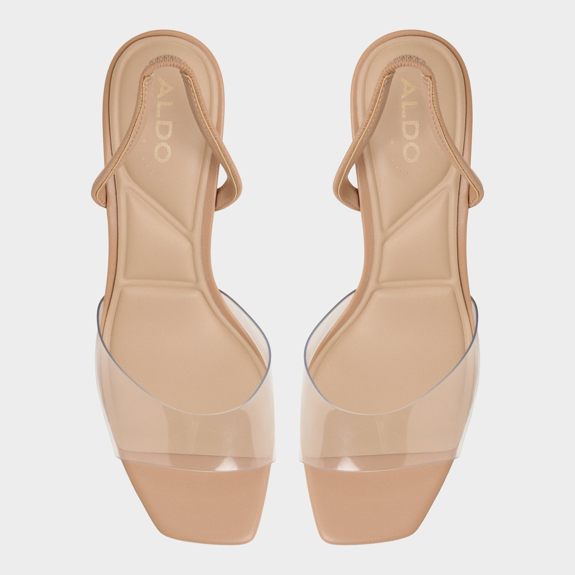 Andyana Beige Women's Strappy sandals - Slingback heeled sandal, Stiletto heel Aldo Beige