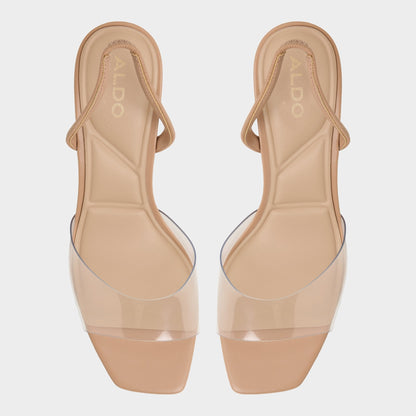 Andyana Beige Women's Strappy sandals - Slingback heeled sandal, Stiletto heel Aldo Beige