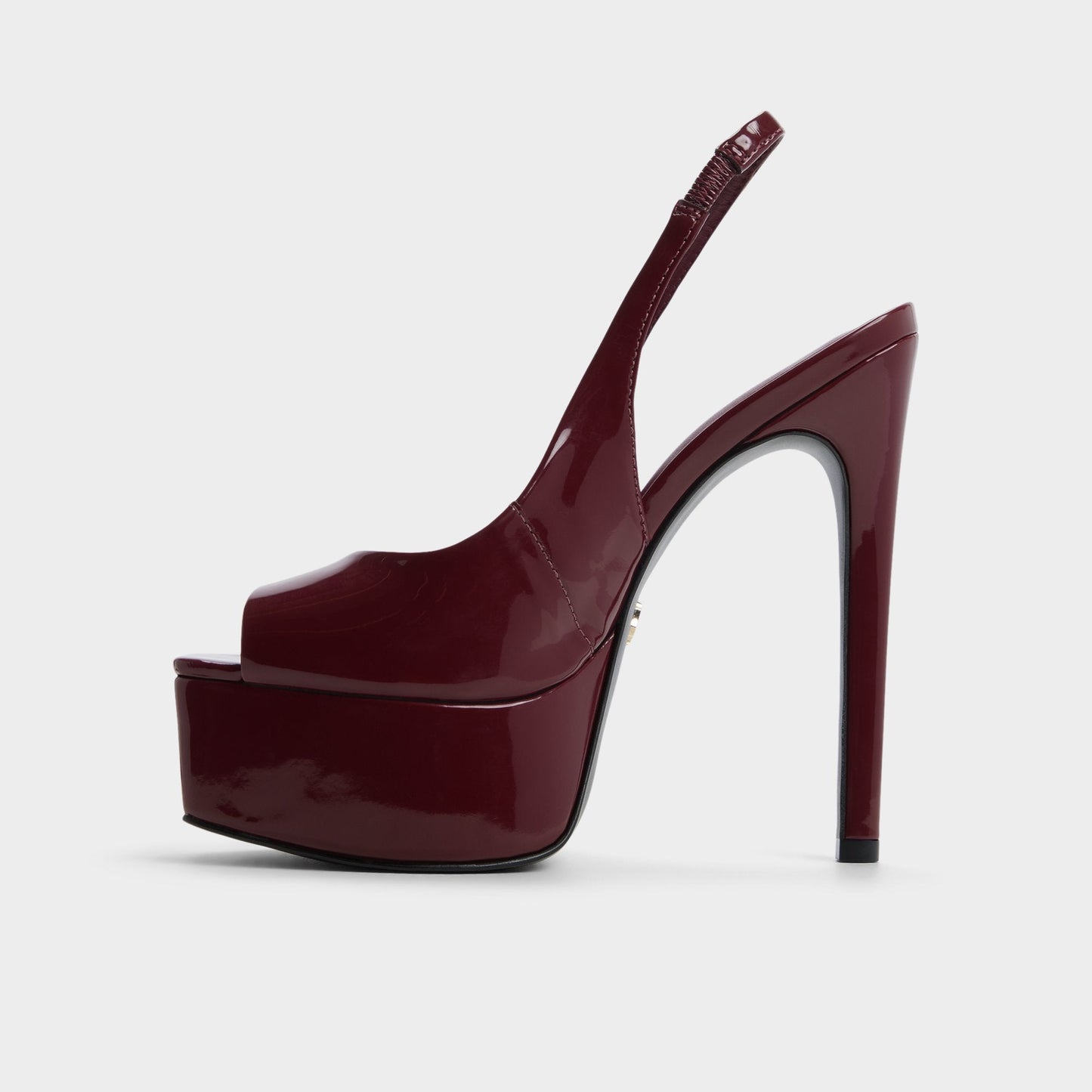 Thanlinie in Dark Red - Slingback heeled sandal, Platform Aldo Dark Red