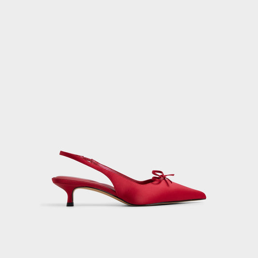 Azizza in Dark Red - Slingback heel, Kitten heel Aldo Dark red