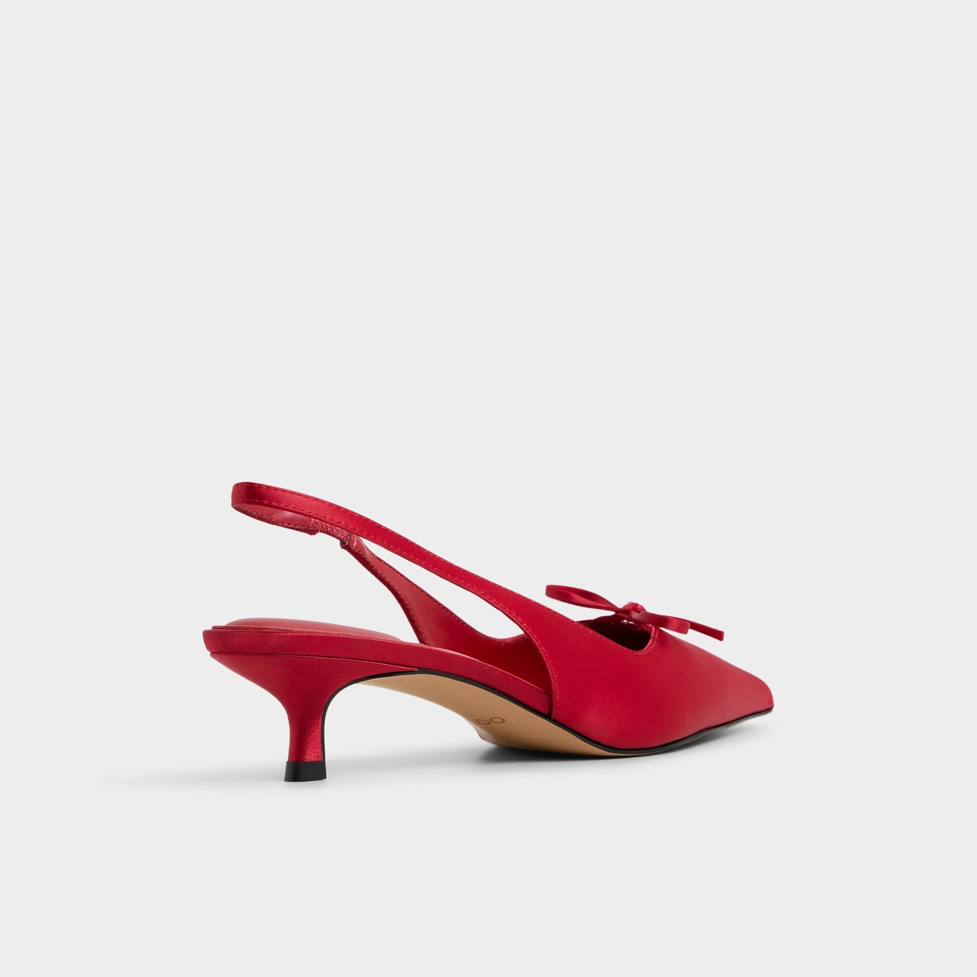 Azizza in Dark Red - Slingback heel, Kitten heel Aldo Dark red