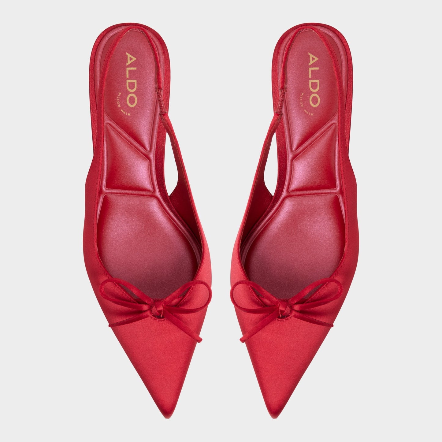 Azizza in Dark Red - Slingback heel, Kitten heel Aldo Dark red