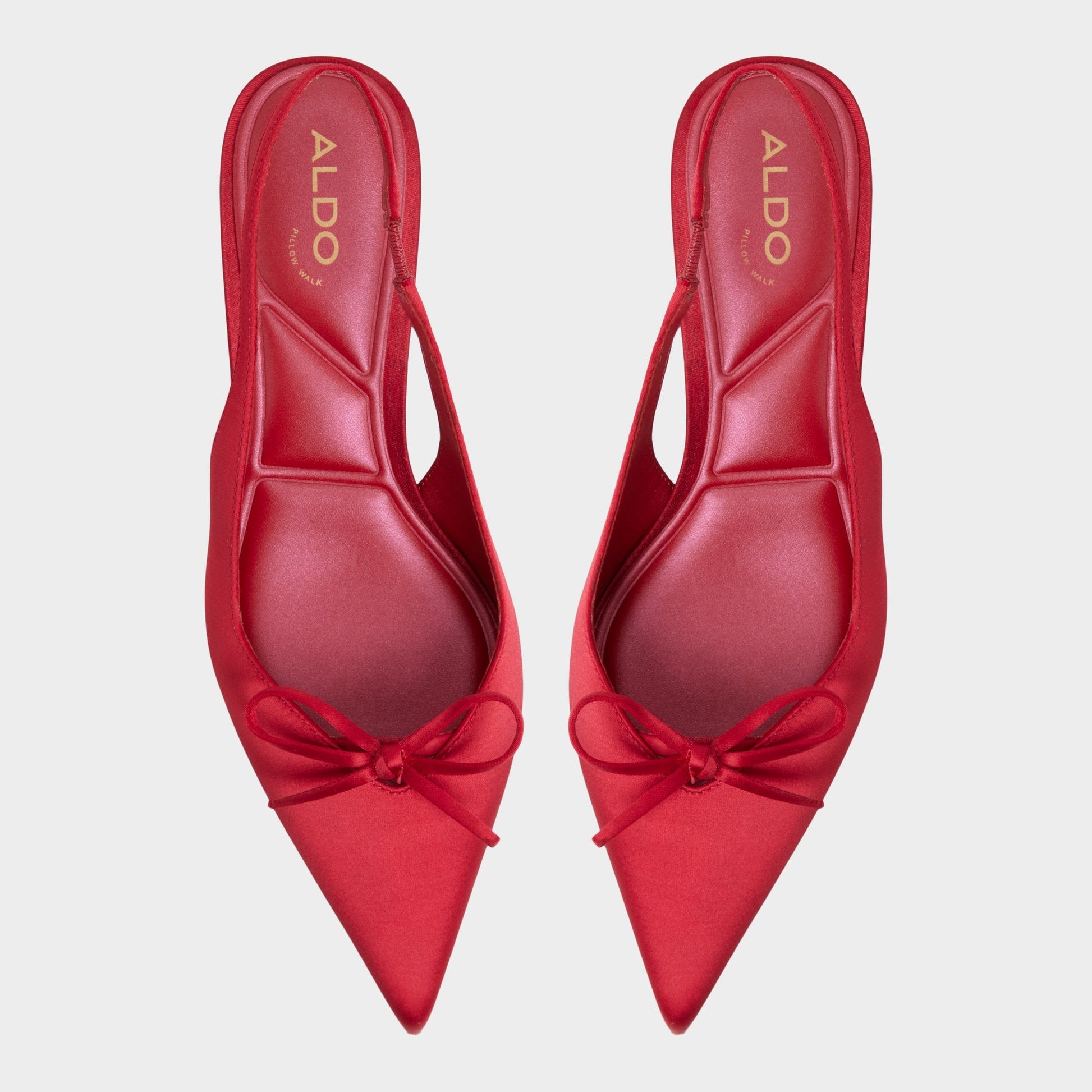 Azizza in Dark Red - Slingback heel, Kitten heel Aldo Dark red